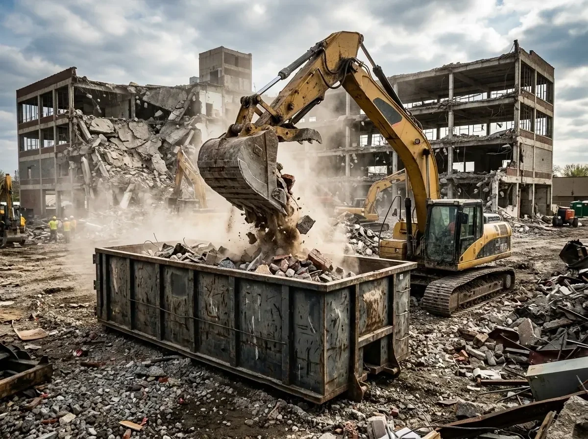 demolition-site-rubble-removal-007 — expert technician, Same Day Dumpster Rental and Junk Removal in Hernando
